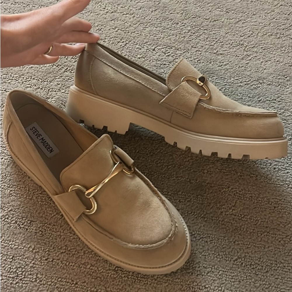 Steve Madden platform loafers